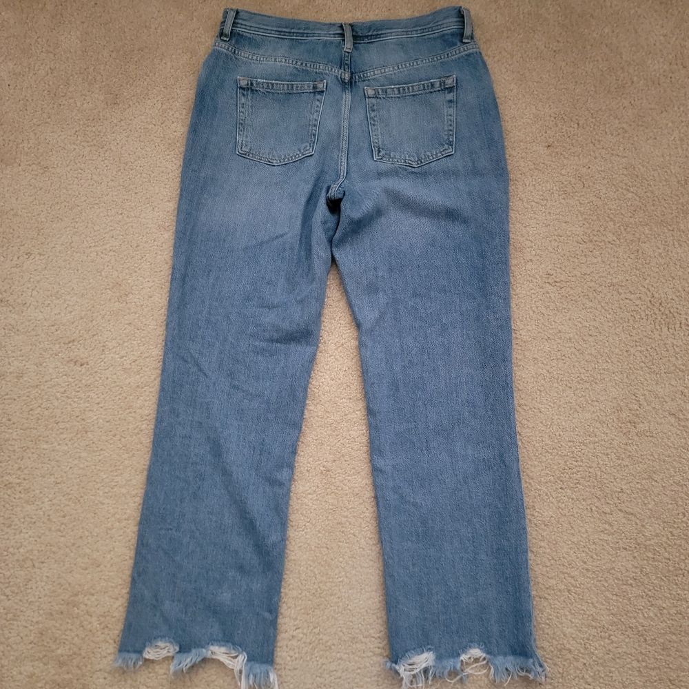 Free People (We The Free) Maggie Mid Rise Straight Leg Jeans SIZE 29 - Picture 9 of 9